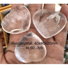 Bjergkrystal hjerte. 