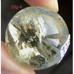 Sm citrin kugle 22gram. 25mm. 