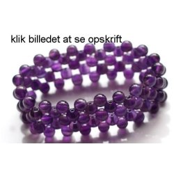 lilla krystal 6mm armb&aring;nd 2 