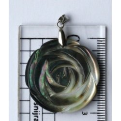 musling blomster vedhng 30mm-1, pris pr. stk.