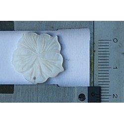 musling blomster vedhng 20mm-1, pris pr. par