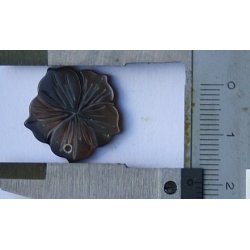 musling blomster vedhng 20mm-1, pris pr. par