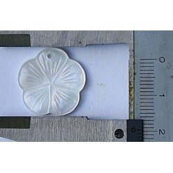 musling blomster vedhng 20mm-1, pris pr. par