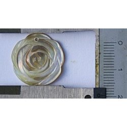 musling blomster vedhng 20mm-1, pris pr. par