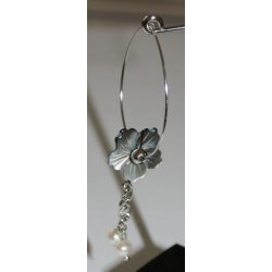 musling blomster vedhng 20mm-1, pris pr. par