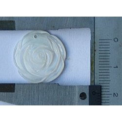 musling blomster vedhng 20mm-1, pris pr. par