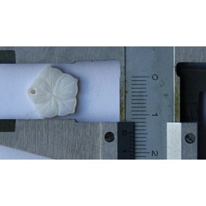 musling blomster vedhng 15mm-1, pris pr. par.