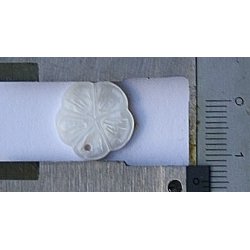 musling blomster vedhng 15mm-1, pris pr. par.