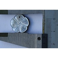 musling blomster vedhng 15mm-1, pris pr. par.