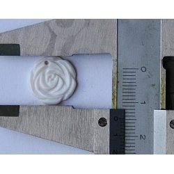 musling blomster vedhng 15mm-1, pris pr. par.