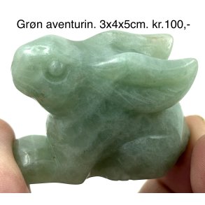 Grn aventurin. 3x4x5cm. 