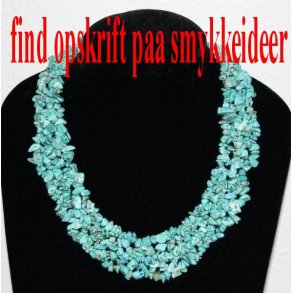 turkis halskæde