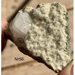 Smukke natur Apophyllit fra Indien -56