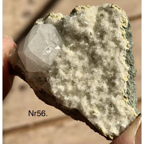 Smukke natur Apophyllit fra Indien -56