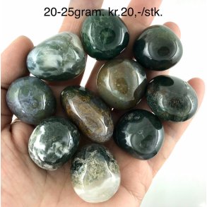 Mos agat lommesten 20-25gram