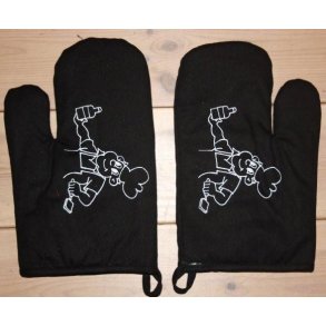 grillehanske med motiv