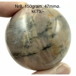 Pink zebra jaspis kugle-8