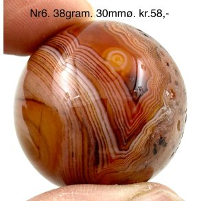 Sm karneol kugle-6