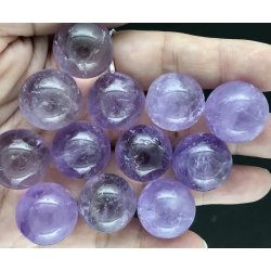 Ametyst sm kugle 11-12gram. 19,5mm. 