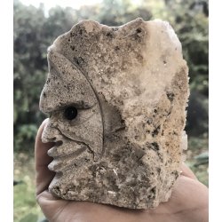 Krystal hoved. 584gram. 