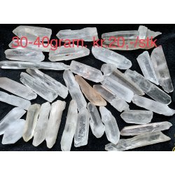 R bjergkrystal stav, 30-40gram. 