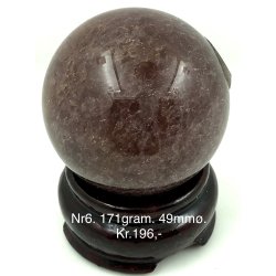 Jordb�r kvarts kugle-6