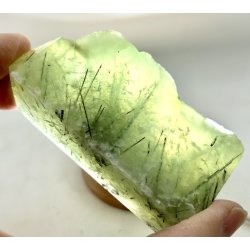 1/2 poleret + 1/2 r Prehnit trn-7