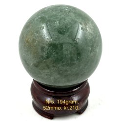 Grn jordbr kvarts kugle-5