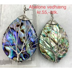Abelone livstr vedhng. Ca. 4cm