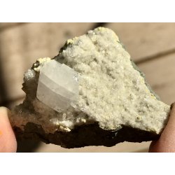 Smukke natur Apophyllit fra Indien -56