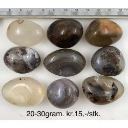 Botswana agat lommesten 20-30gram. 