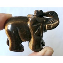 Tigerje elefant 3x5cm. 