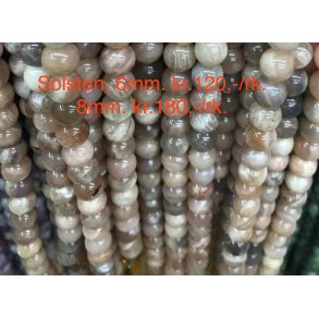 Sol mnesten perle  8mm. 