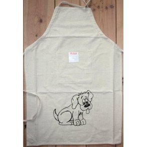 natur børneforklæde med motiv