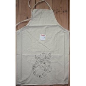 natur børneforklæde med motiv