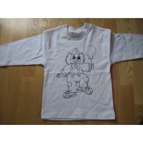 lang ærm børne t-shirts med mortiv 18