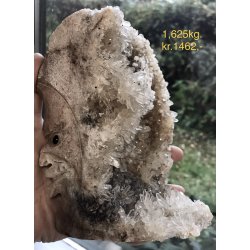 Krystal hoved. 1,625kg. 