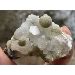 Smukke natur Apophyllit fra Indien -29