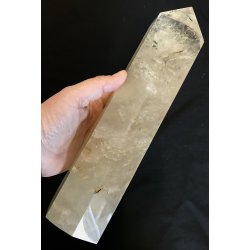 Stor bjergkrystal og citrin kvarts trn 2kg. 28cm. 