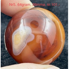Sm karneol kugle-5