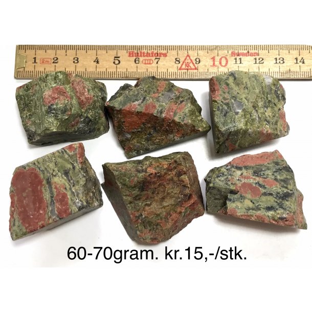 Natur r unakit, 60-70gram. 