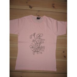 t-time lady t-shirts, med blomster motiv.