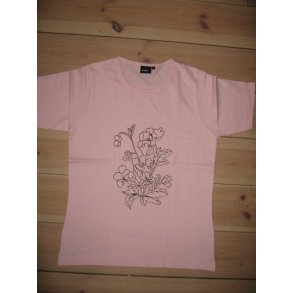 t-time lady t-shirts, med blomster motiv.