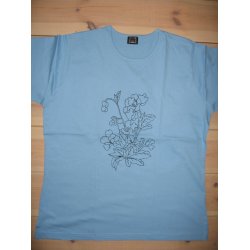t-time lady t-shirts, med blomster motiv.