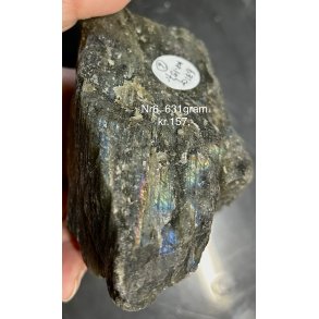 Natur r� labradorit fra Madagaskar -6.