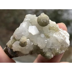 Smukke natur Apophyllit fra Indien -29