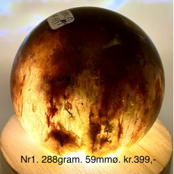 Top kvalitet Hematiod kvarts kugle-1