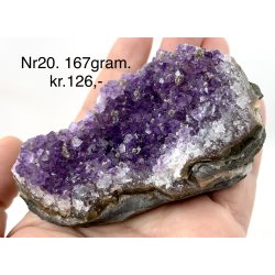 Sm ametyst krystal klynge-20