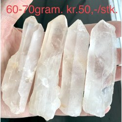 R bjergkrystal stav, 60-70gram. 