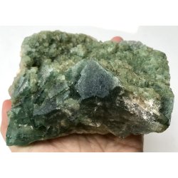 Grn flourit kubus klynge. 1,01kg. 